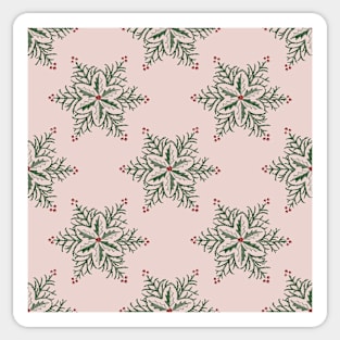 Christmas Snowflake Sticker